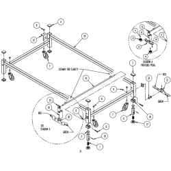 PEDAL, DIPPED FOR EZE-LOK BED